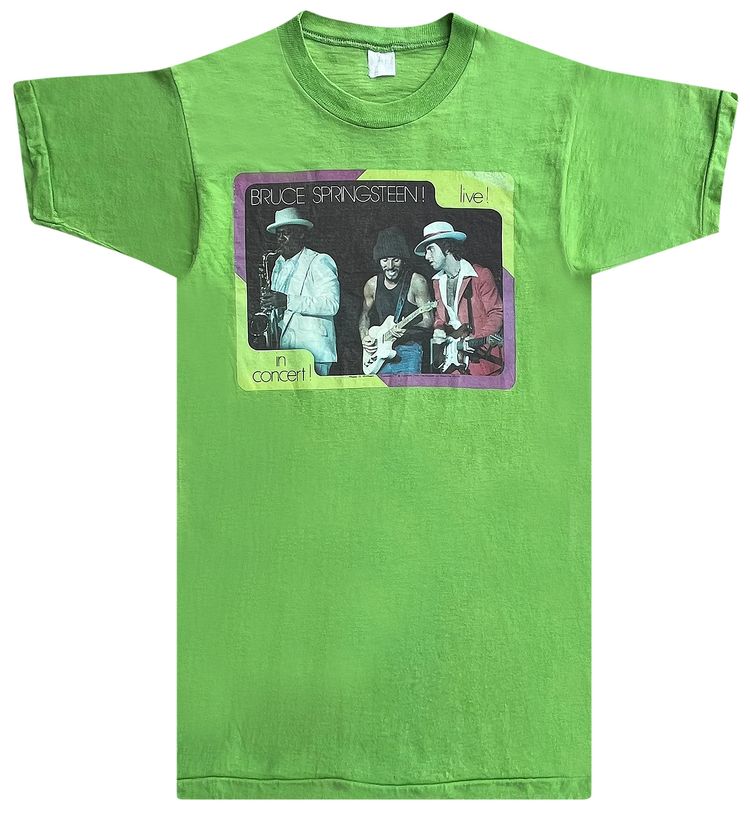 Vintage Bruce Springsteen Concert Tee Green