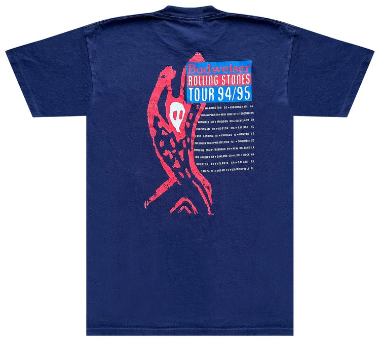 Vintage The Rolling Stones Voodoo Lounge Tee Blue