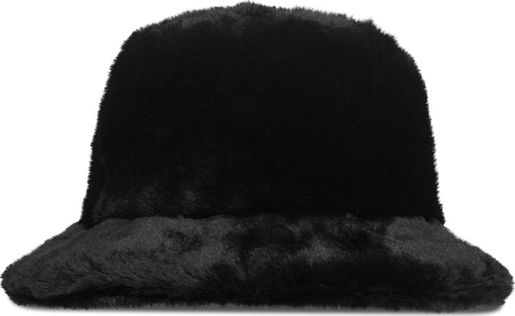 Mastermind Faux Fur Logo Bucket Hat 'Black'