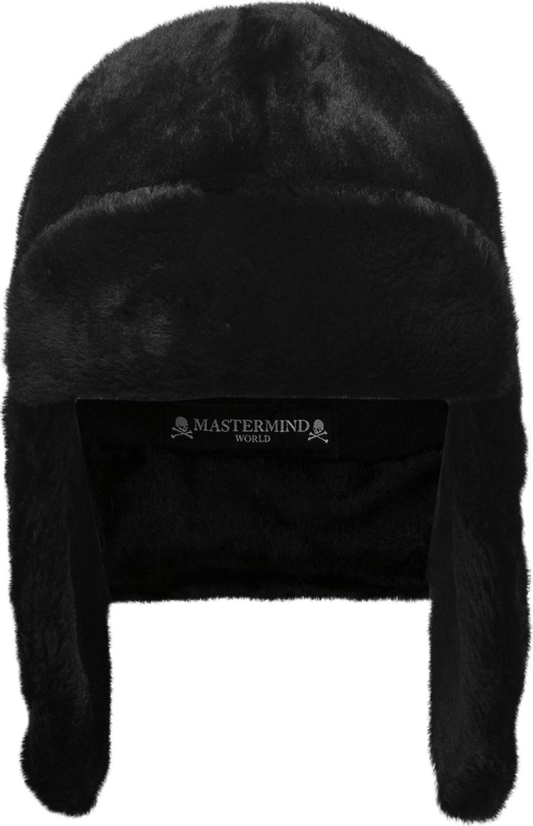 Mastermind Faux Fur Aviator Hat 'Black'