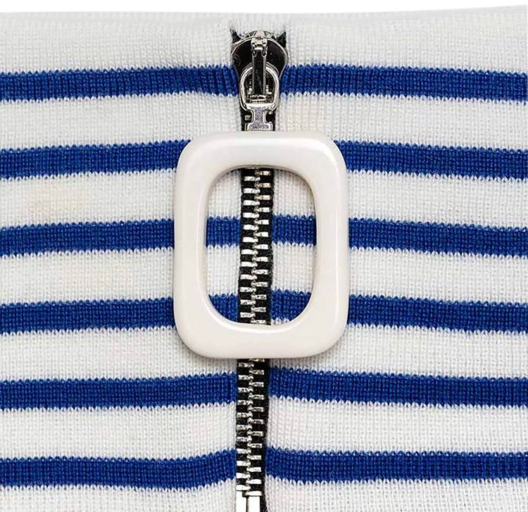 JW Anderson Stripe Zip Neckband Royal Blue