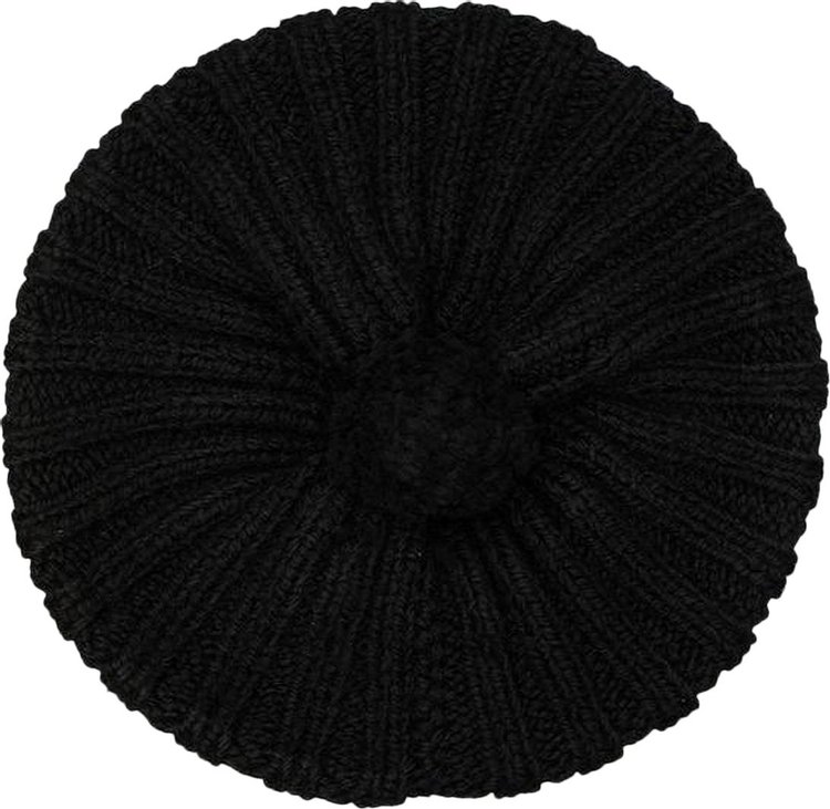 Maison Margiela Rib Knit Beret 'Black'