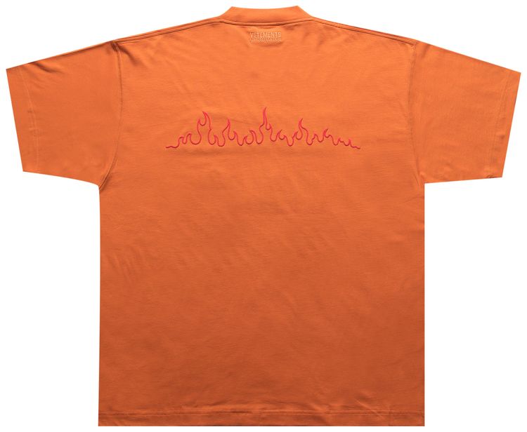 Vetements Hotter Than Your Ex T Shirt Orange