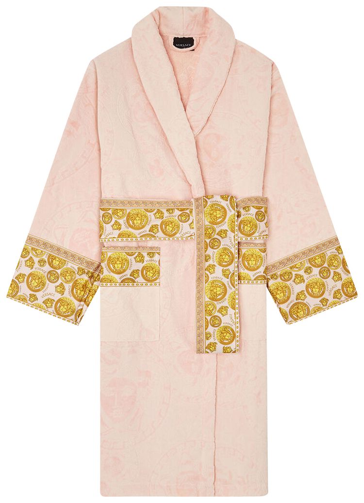 Versace Medusa Amplified Bathrobe PinkGold