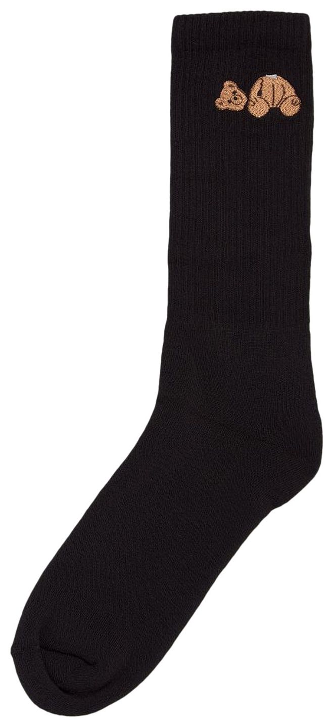 Palm Angels PA Bear Socks BlackBrown
