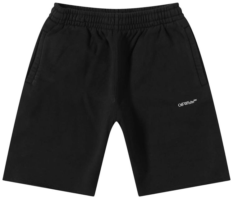 Off White Marker Sweatshorts BlackMulti