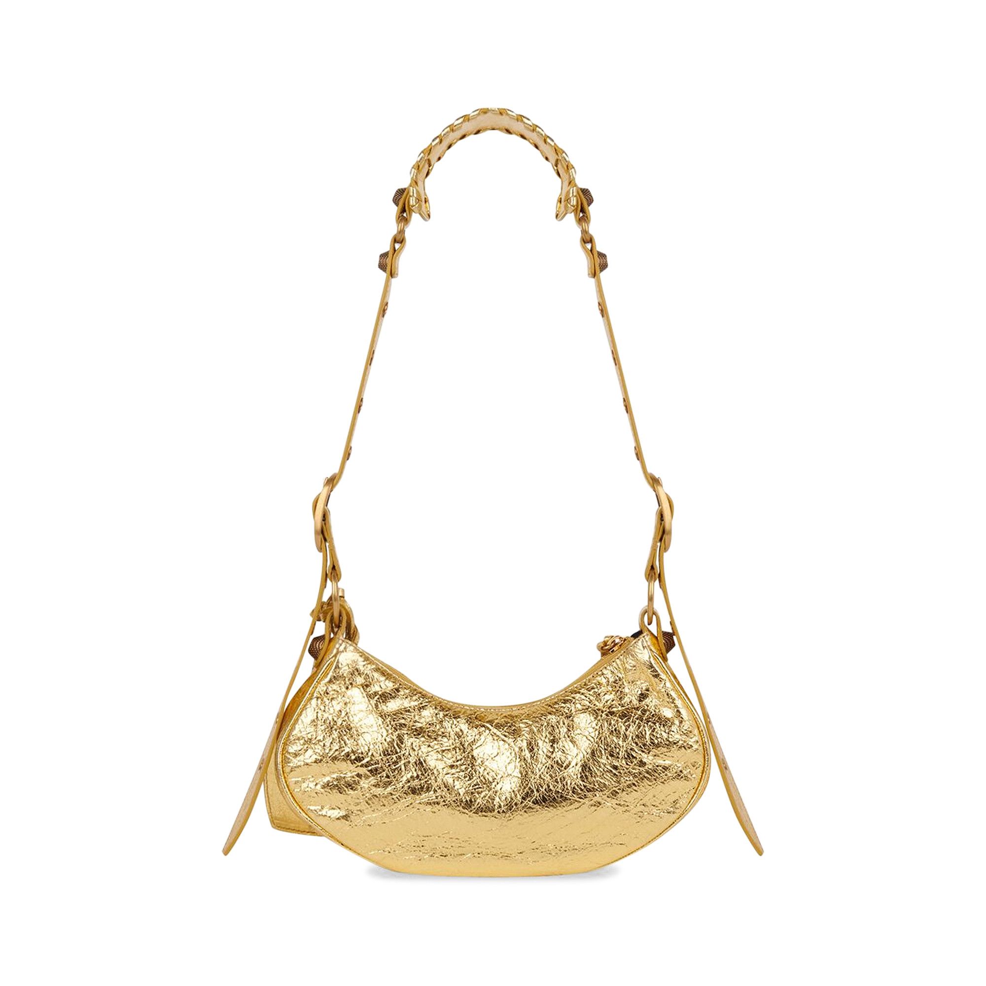 直営店☆BALENCIAGA☆ LE CAGOLE XS ショルダーバッグ / GOLD luxury-women-balenciaga-used-
