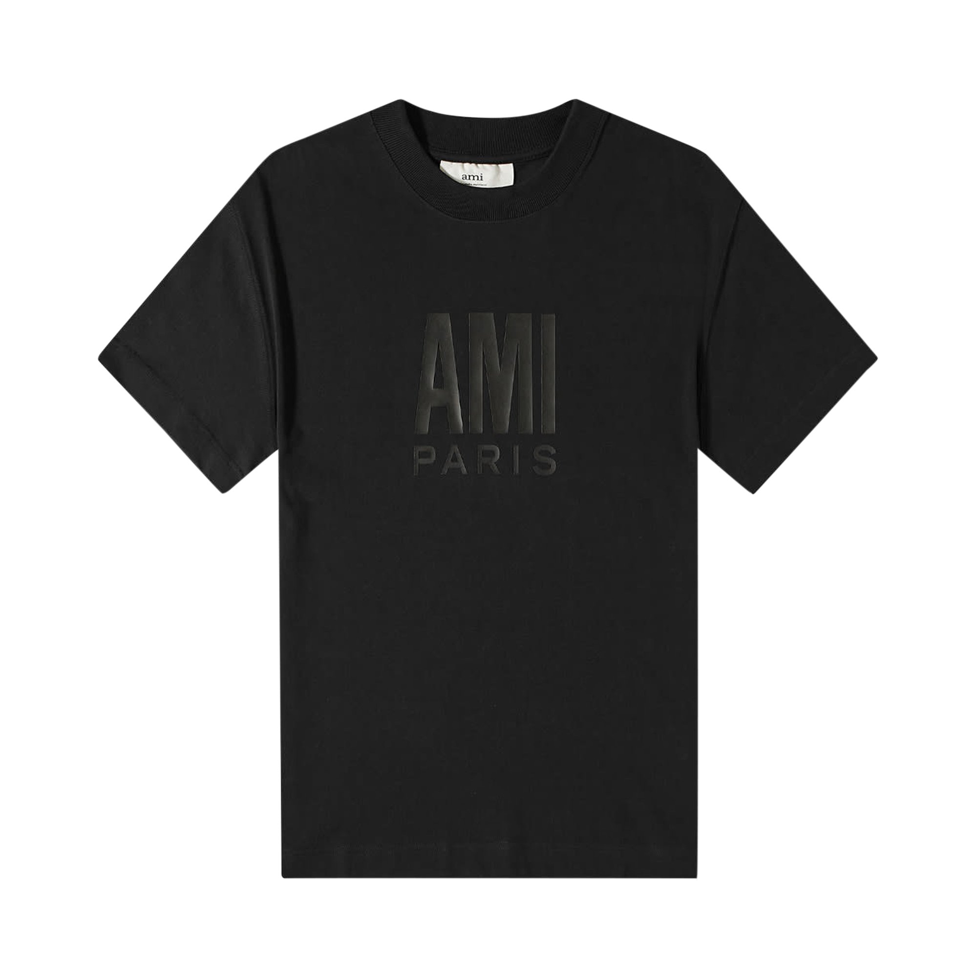 Buy Ami Paris T-Shirt 'Black' - H21HJ112 701 001 | GOAT