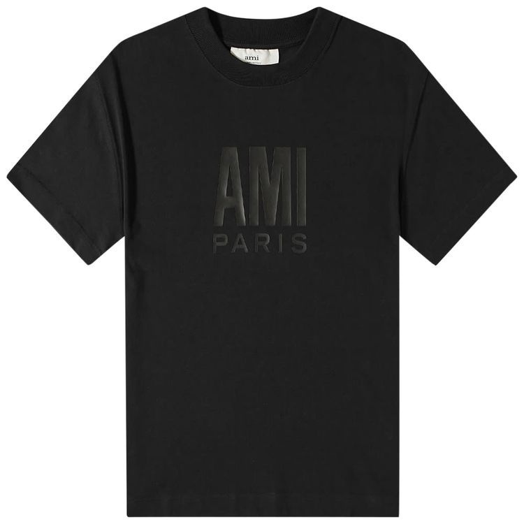 Ami Paris T Shirt Black