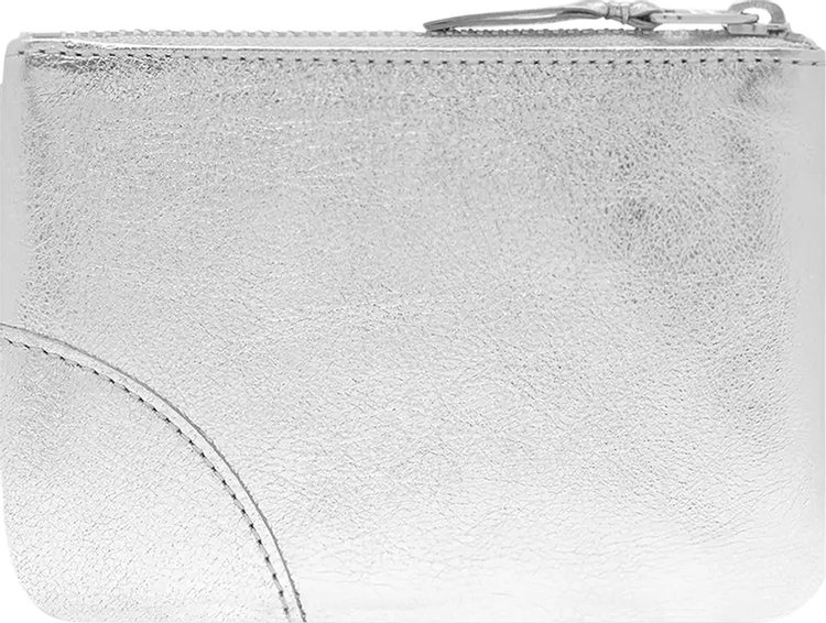 Comme des Garcons Wallet Mirror Inside Wallet Silver