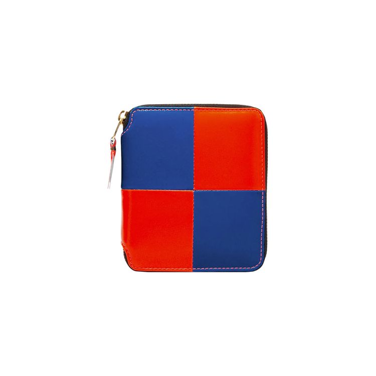 Comme des Garcons Wallet Fluo Squares Wallet BlueOrange