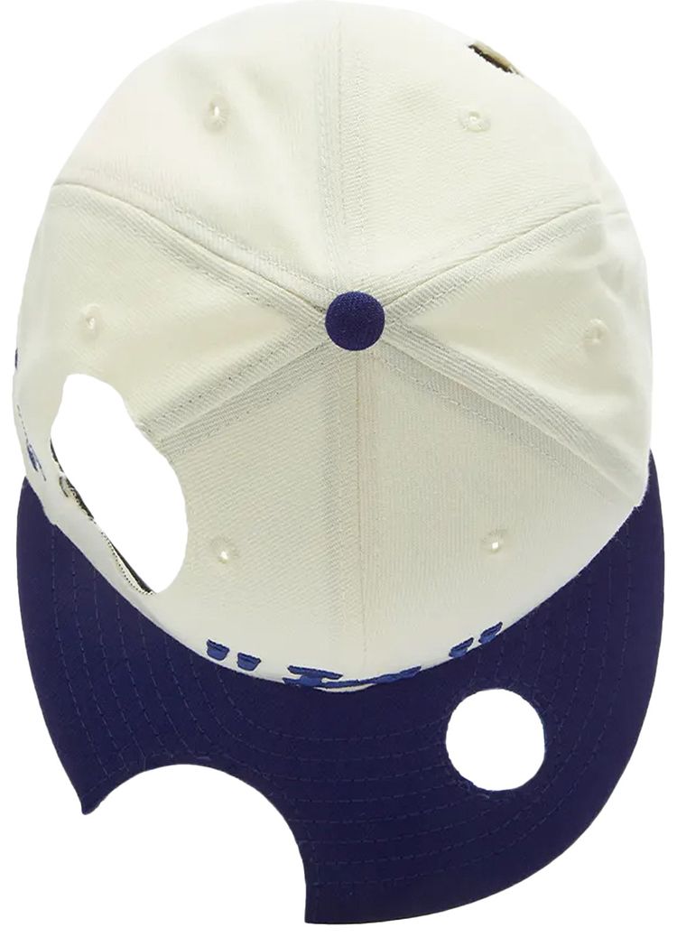 Off White x MLB Los Angeles Dodgers Cap CreamBlue