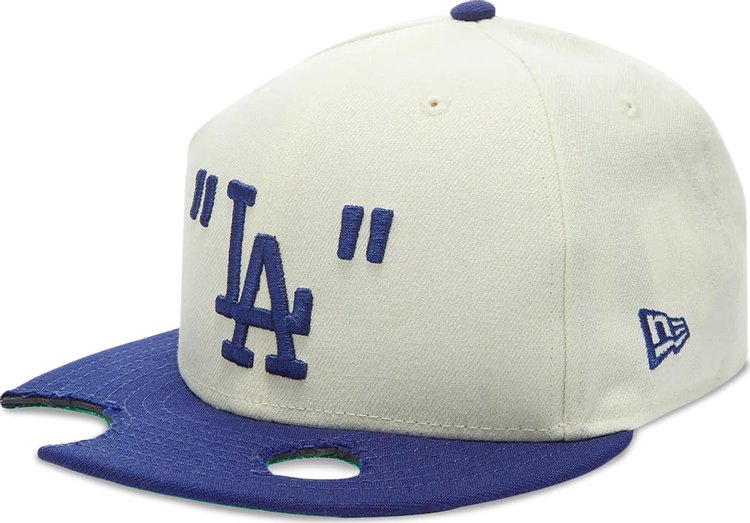 Off-White x MLB Los Angeles Dodgers Cap 'Cream/Blue'
