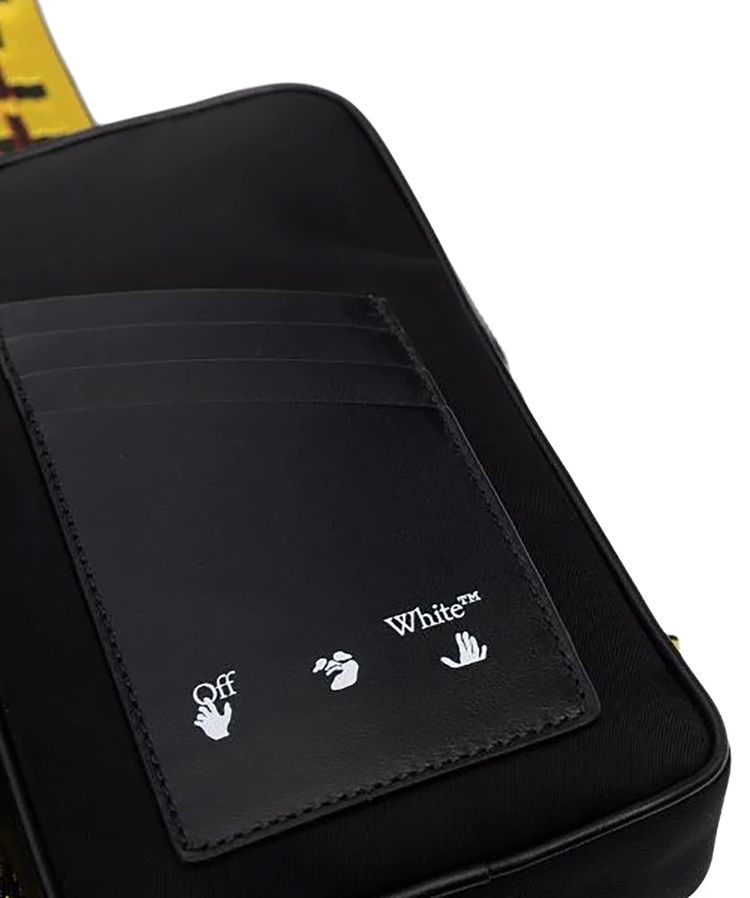 Off White Industrial Nylon UT Body Bag Black