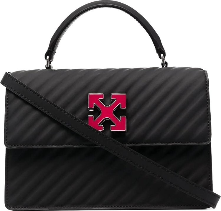 Jitney 1.4 leather handbag Off-White Black in Leather - 34362312