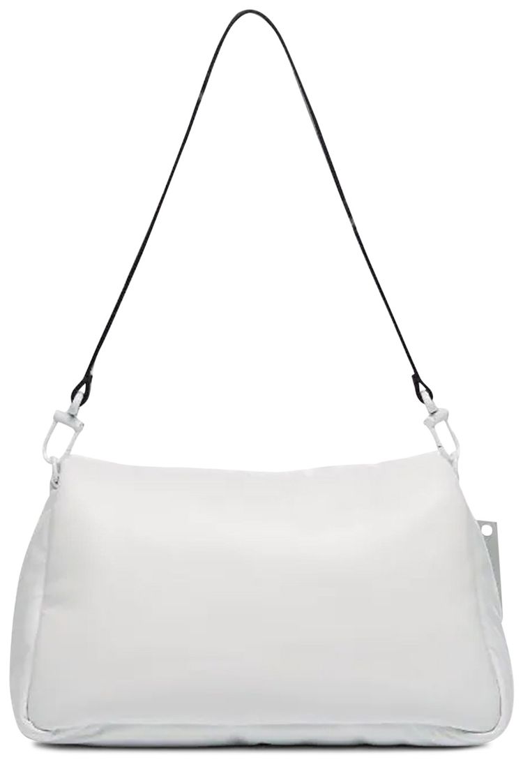 Off White Nailed Slouchy Clutch White