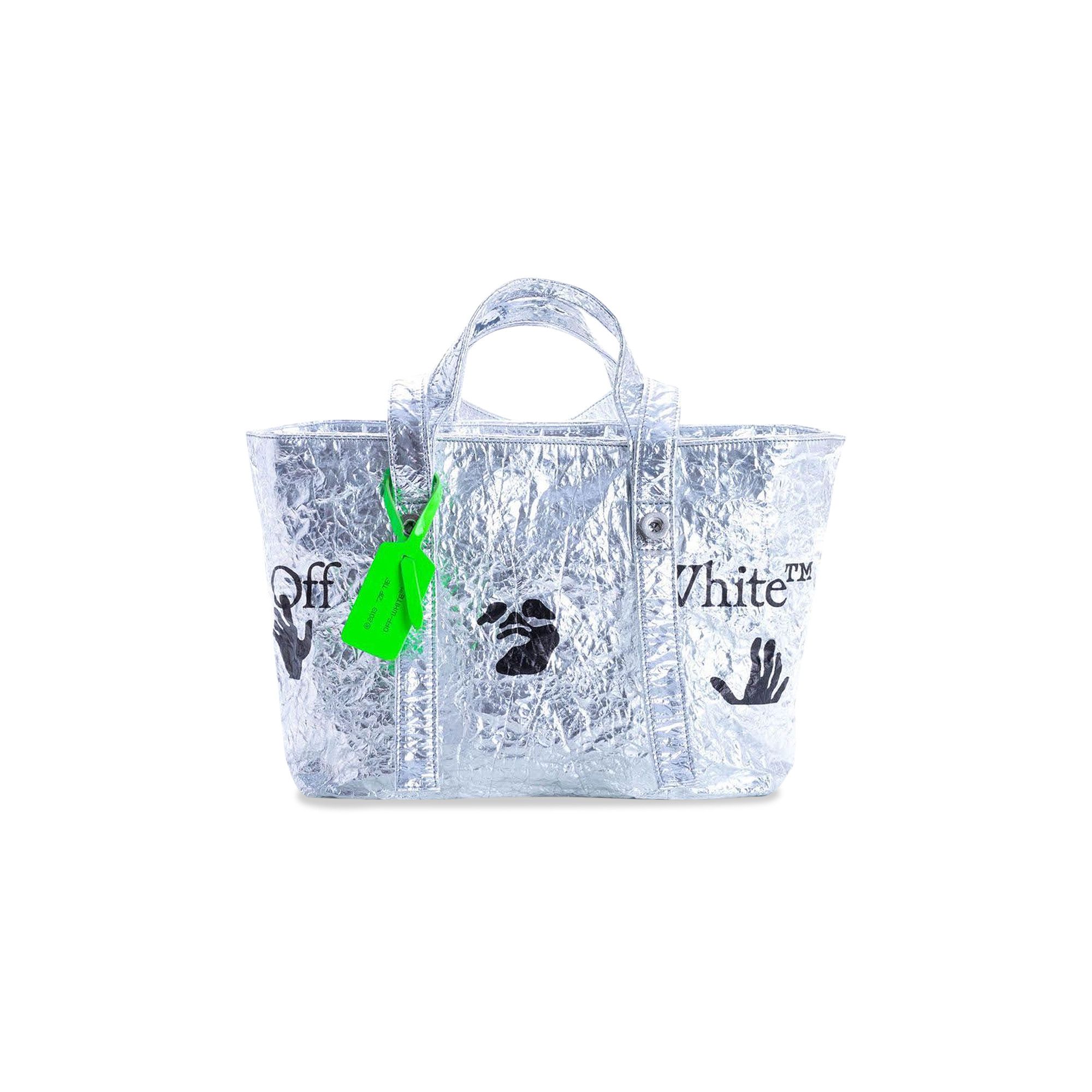 Buy Off White Commercial Tote Silver OWNA143F21FAB0037200 GOAT
