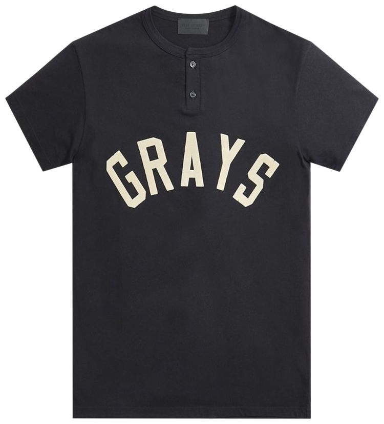 Fear of God Grays Henley Vintage Black