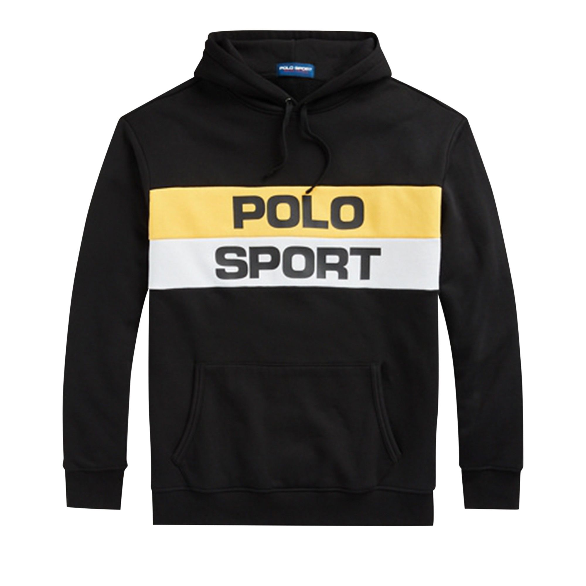 Black and 2025 yellow polo hoodie