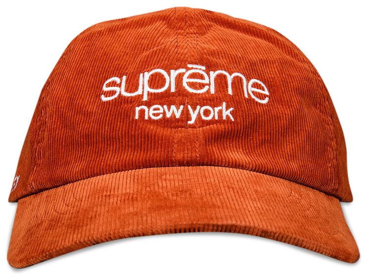 Supreme GORE TEX Corduroy Classic Logo 6 Panel Rust