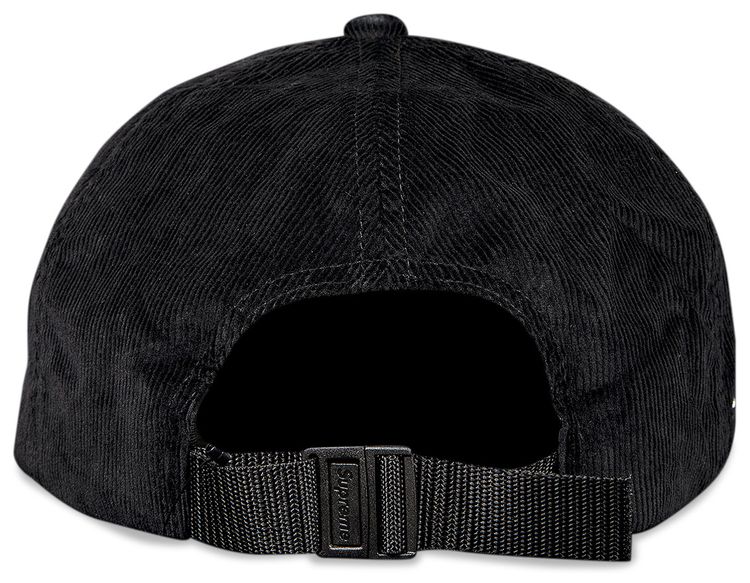 Supreme GORE TEX Corduroy Classic Logo 6 Panel Black