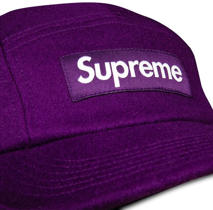 Supreme Wool Camp Cap Purple