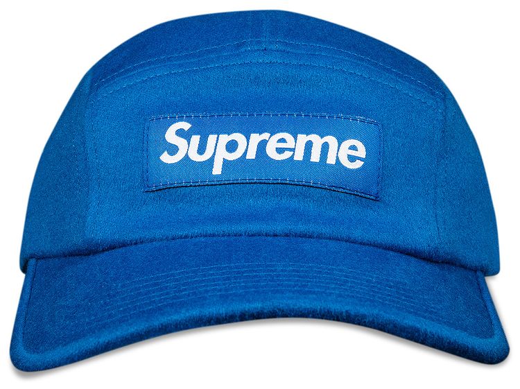 Supreme Wool Camp Cap Blue