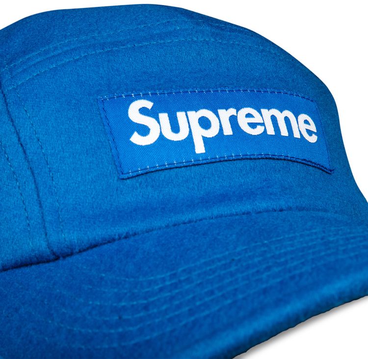 Supreme Wool Camp Cap Blue