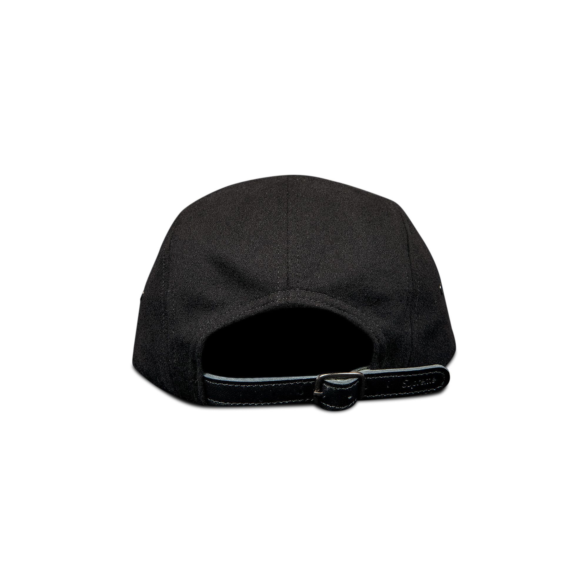 Supreme wool camp cap black top