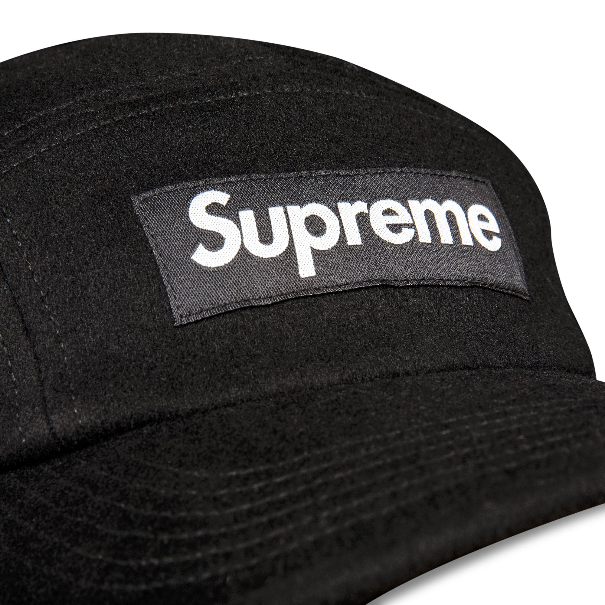 Buy Supreme Wool Camp Cap 'Black' - FW21H121 BLACK | GOAT UK