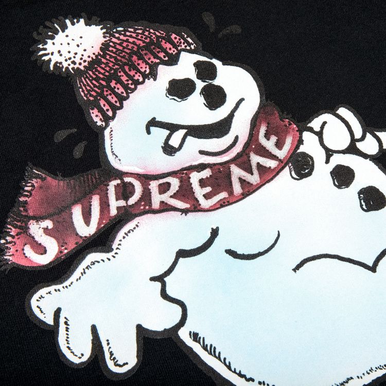 Supreme Snowman Hooded Sweatshirt Black