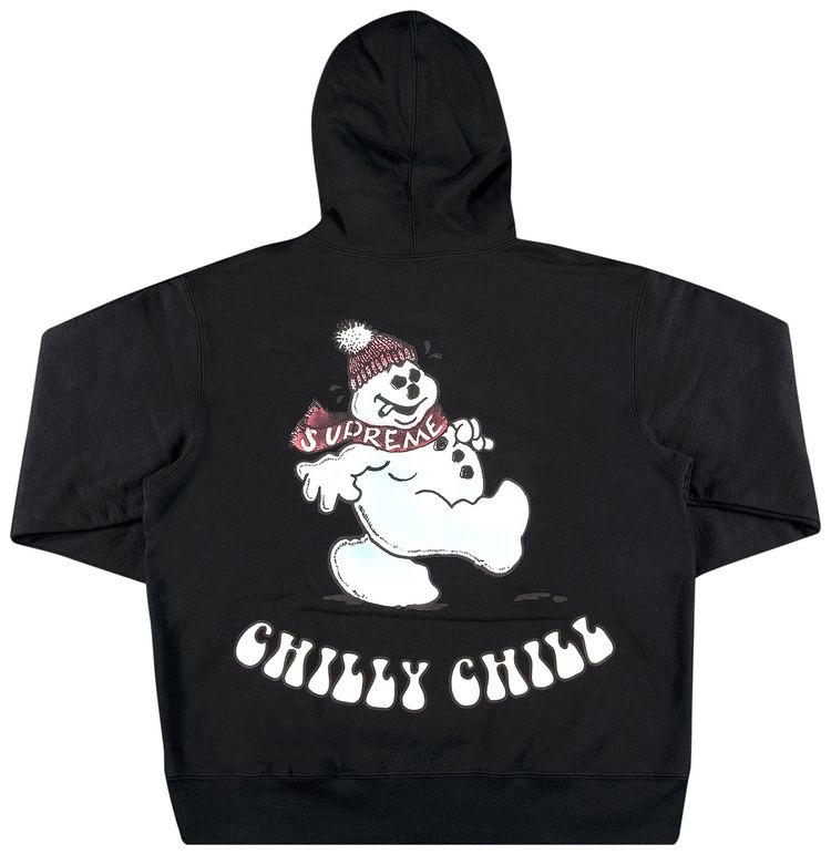 Supreme Snowman Hooded Sweatshirt Black