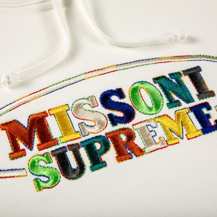 Supreme x Missoni Hooded Sweatshirt White