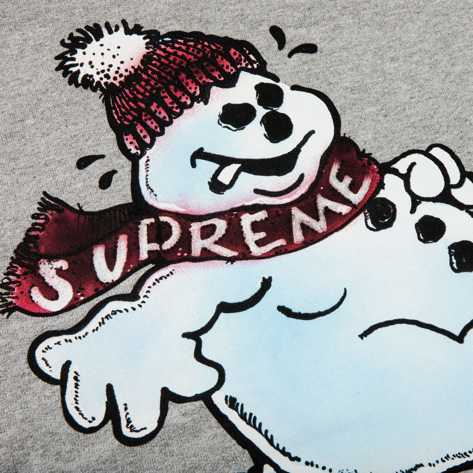 トップス Supreme Snowman Hooded Sweatshirt grey M Supreme Snowman Hooded Sweatshirt (FW21) - $158