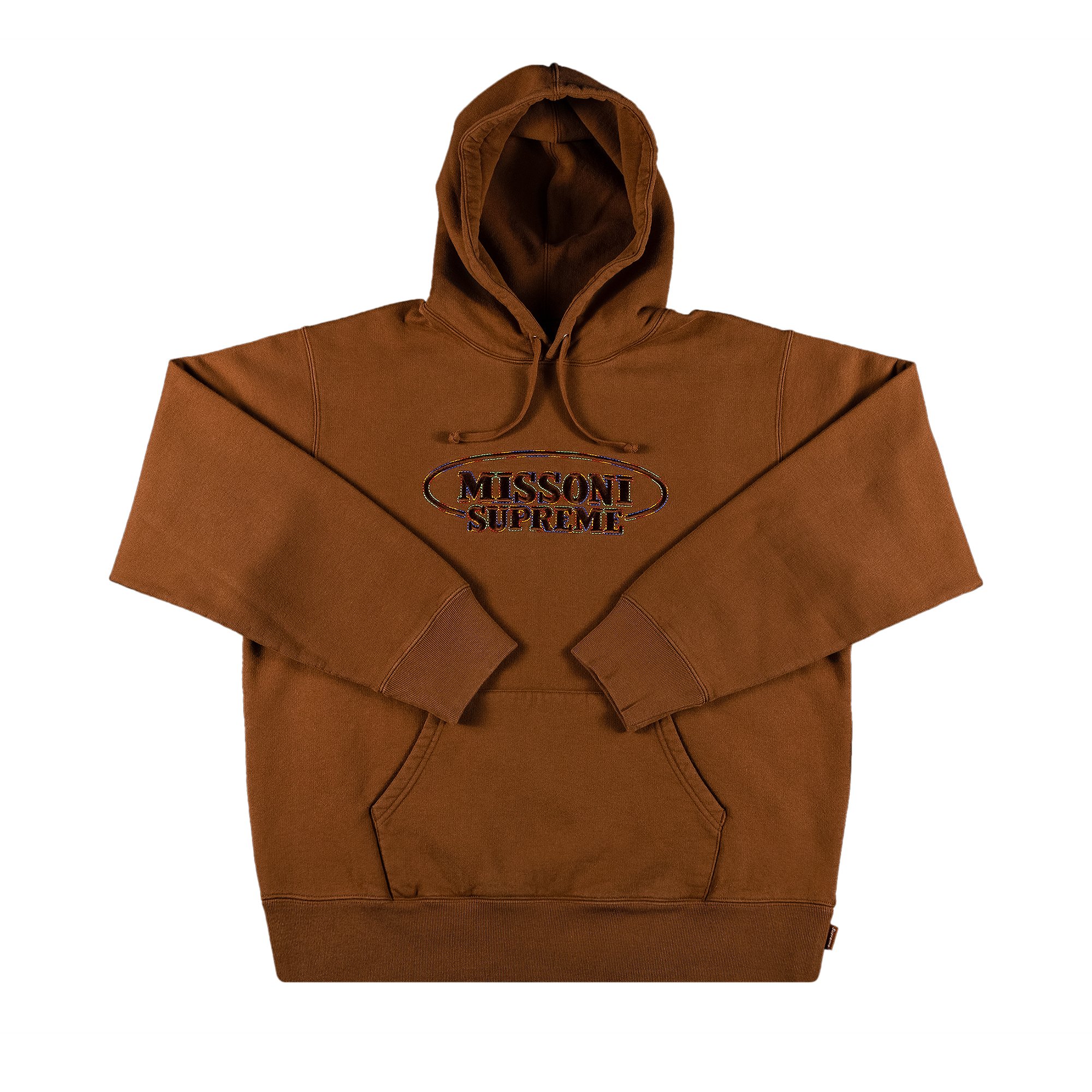 Buy Supreme x Missoni Hooded Sweatshirt 'Brown' - FW21SW95 BROWN