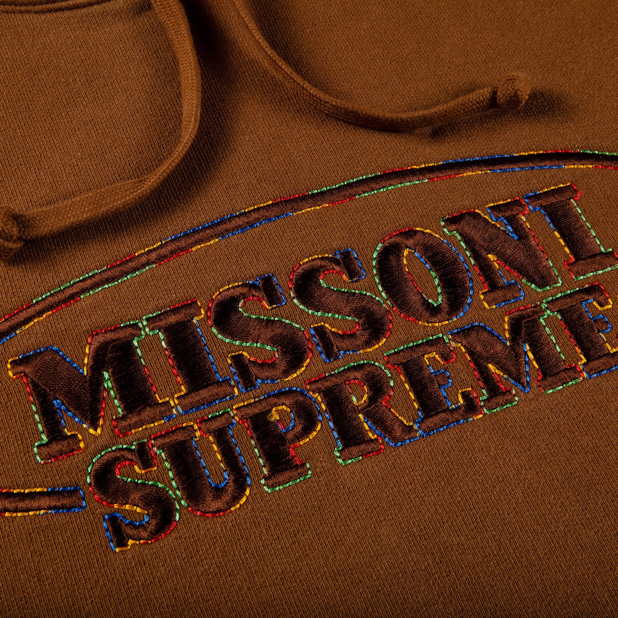 Buy Supreme x Missoni Hooded Sweatshirt 'Brown' - FW21SW95 BROWN