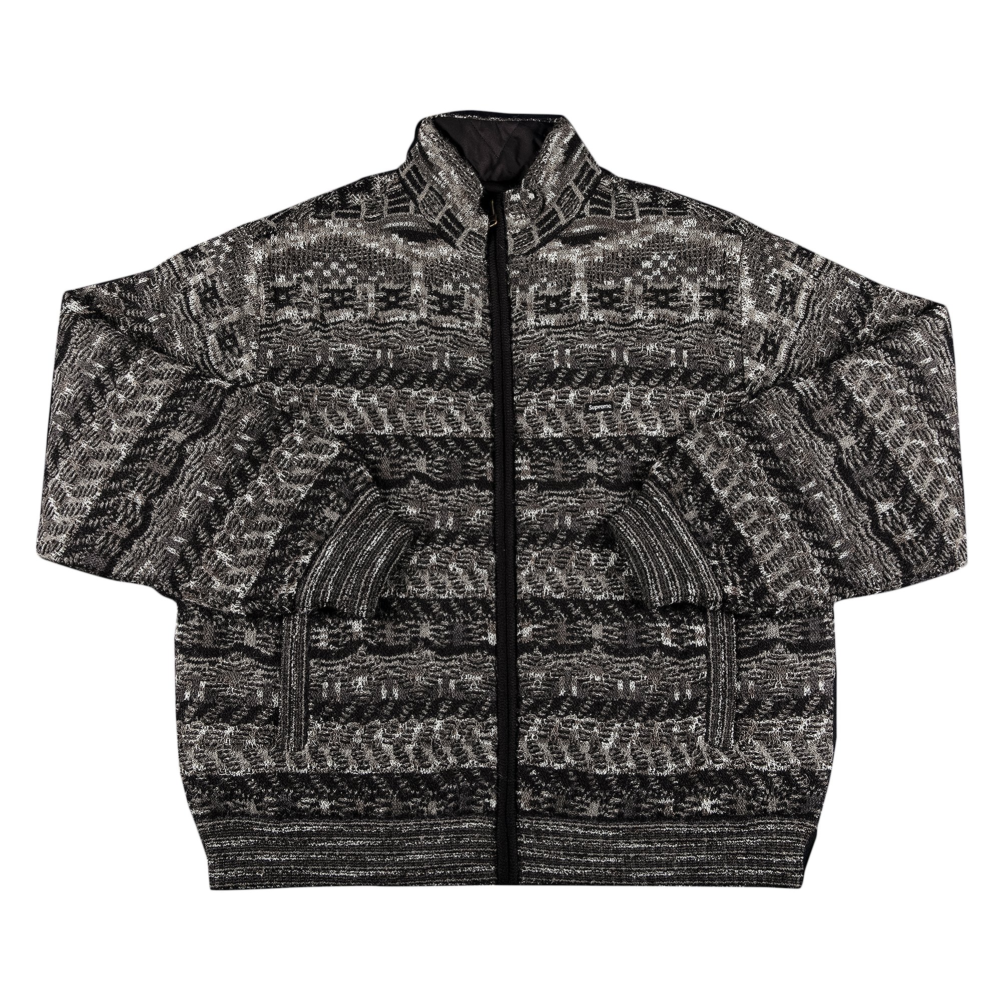 Supreme x Missoni Reversible Knit Jacket 'Black' | GOAT