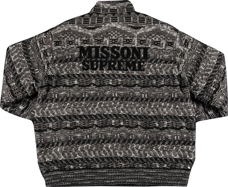 Supreme x Missoni Reversible Knit Jacket Black