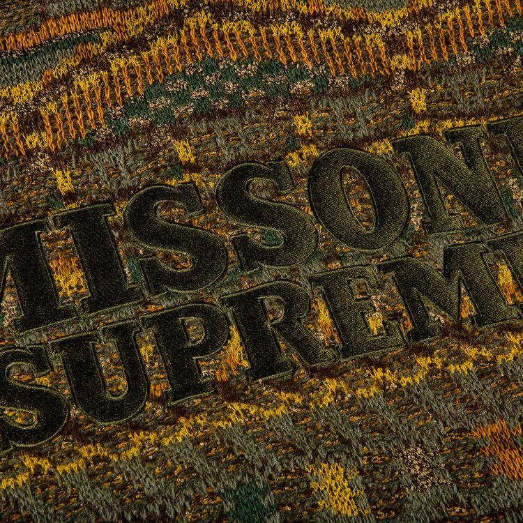Supreme x Missoni Reversible Knit Jacket Olive
