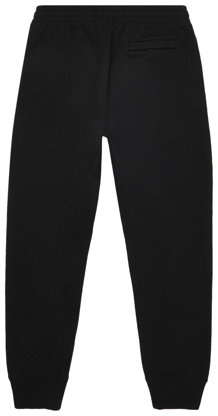 Off White Logo Short Cuff Sweatpant Black