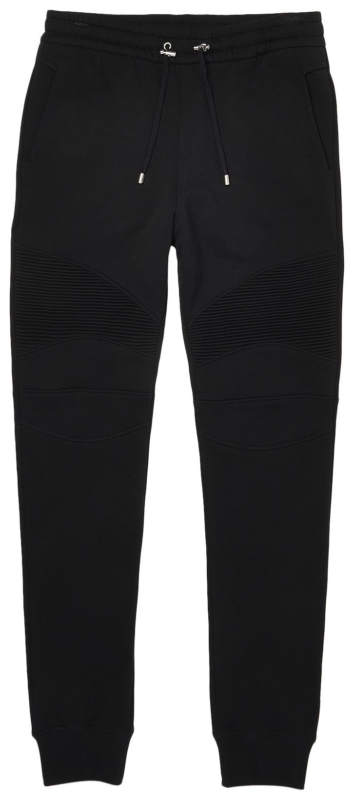 Balmain Curly Sweatpants NoirJaune Fluo