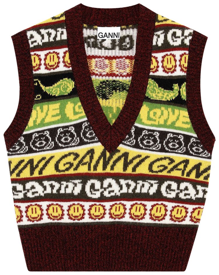 GANNI Vest Multicolor