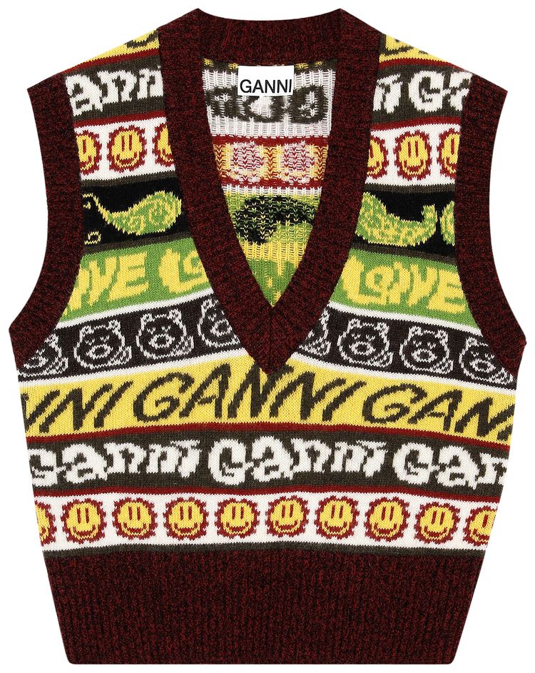 GANNI Vest 'Multicolor'