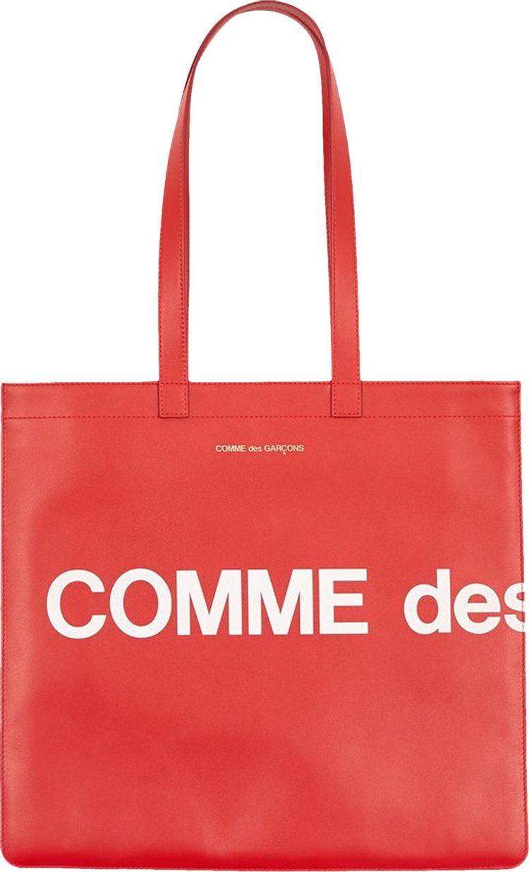 Buy Comme des Garçons Wallet Huge Logo Tote 'Red' - SA9001 RED | GOAT