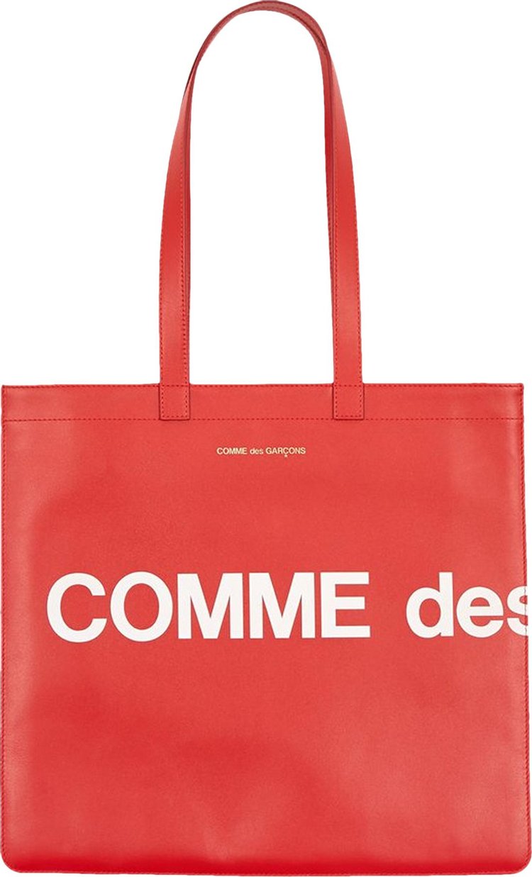 Comme des Garçons Wallet Huge Logo Tote 'Red'