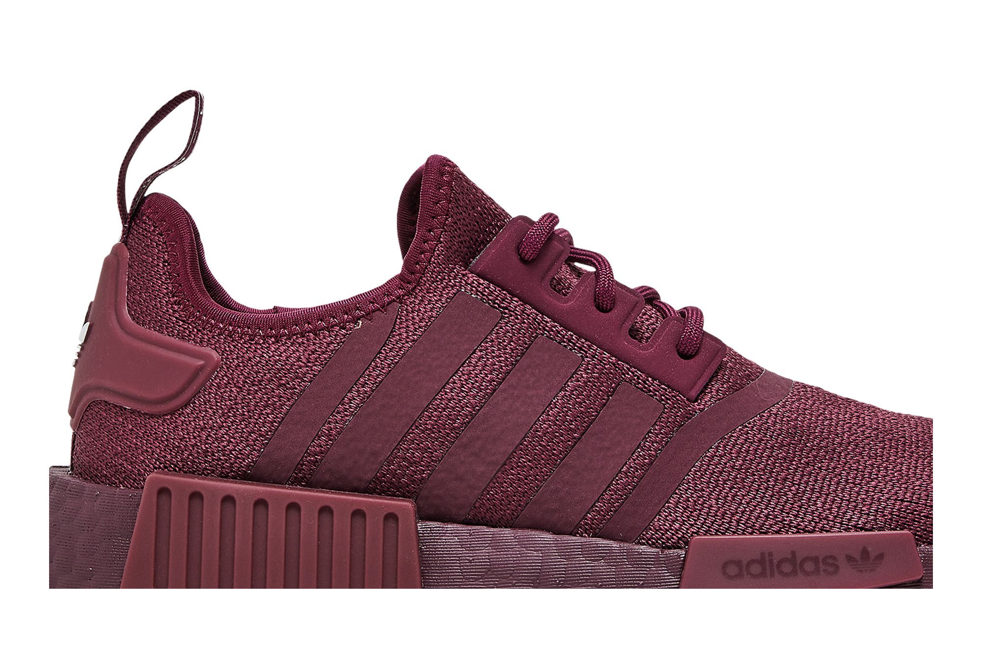 Nmd black maroon white 2025
