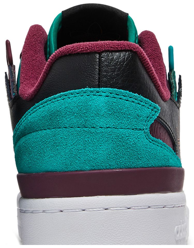 Adidas Forum Exhibit Low Black Victory Crimson