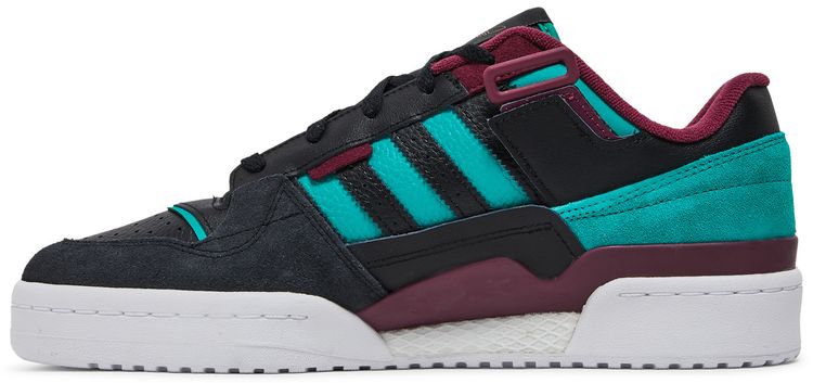 Adidas Forum Exhibit Low Black Victory Crimson