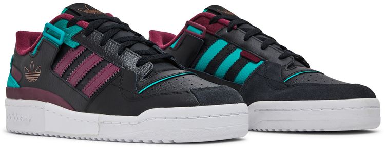 Adidas Forum Exhibit Low Black Victory Crimson