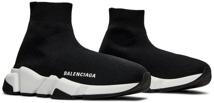 Balenciaga Wmns Speed Sneaker Black White